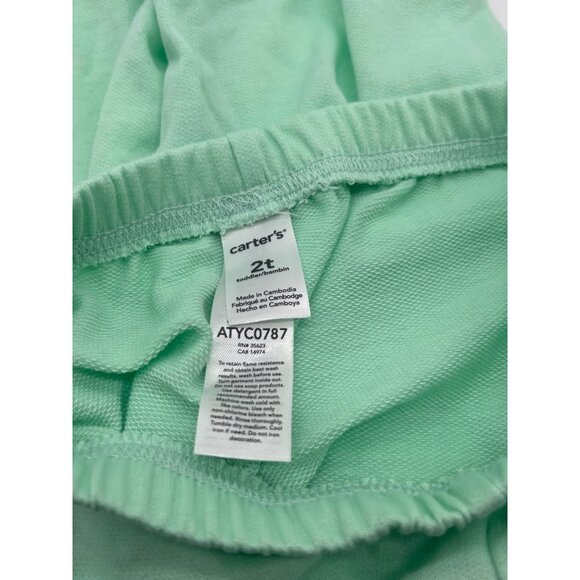 Carter’s Green Baby Pants With White Star Design, Sz. 2T - Picture 5 of 6